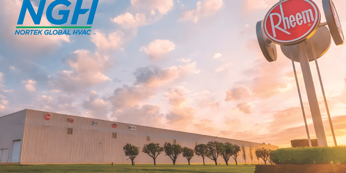Rheem amplifica su presencia en el mercado de HVAC con el anuncio de la adquisición de Nortek (NGH)